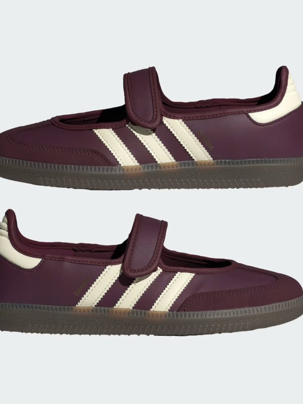 NWOT Adidas Samba Jane in Burgundy (Sold-Out Color) Size Women's 7.5 - Picture 3 of 3